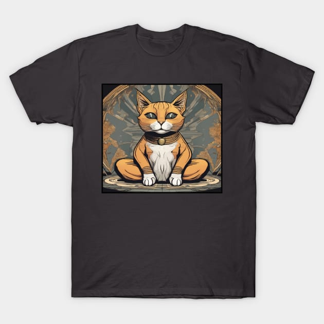 zen cat 2 T-Shirt by WildChed ArtisTee